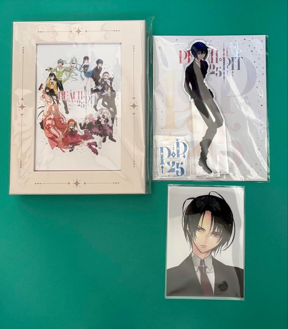 PEACH-PIT 25周年特別展 ポストカードBOX PEACH-PIT 25周年特別展 ポストカードBOX アクリルスタンド